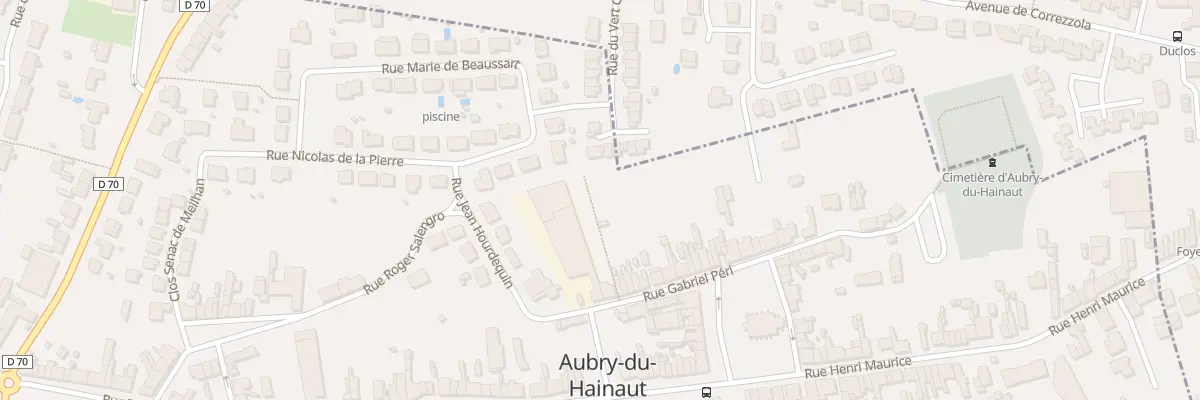 Plan du 32 Rue Gabriel Peri à Aubry-du-Hainaut