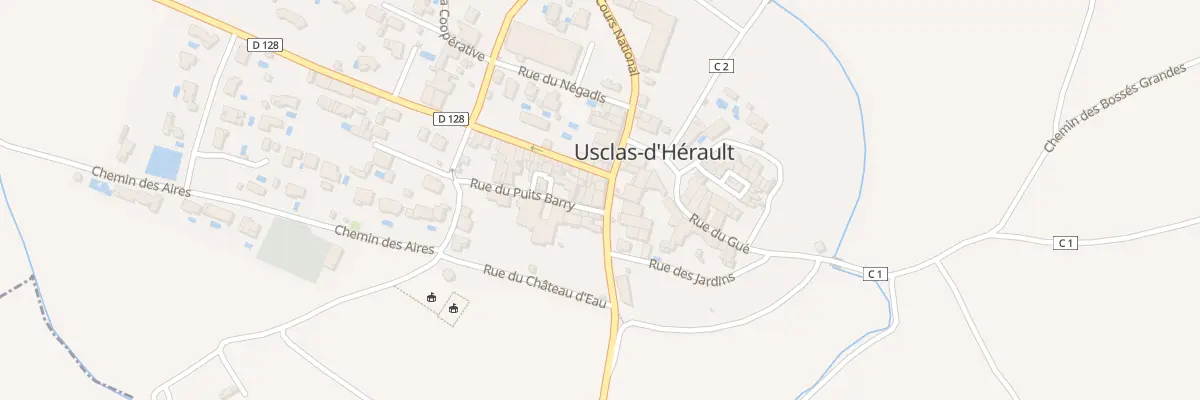 Plan du 14 Crs National à Usclas-d’Hérault