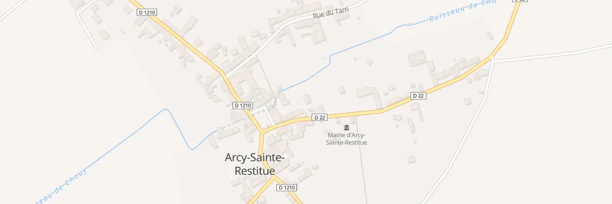 Plan du 5B Rue de Branges à Arcy-Sainte-Restitue