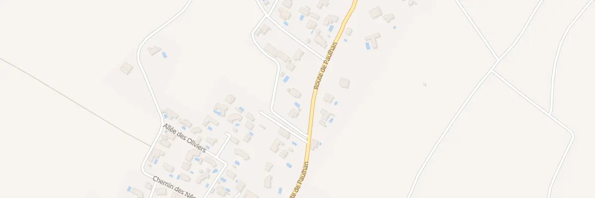 Plan du 201 Rte de Paulhan à Usclas-d’Hérault