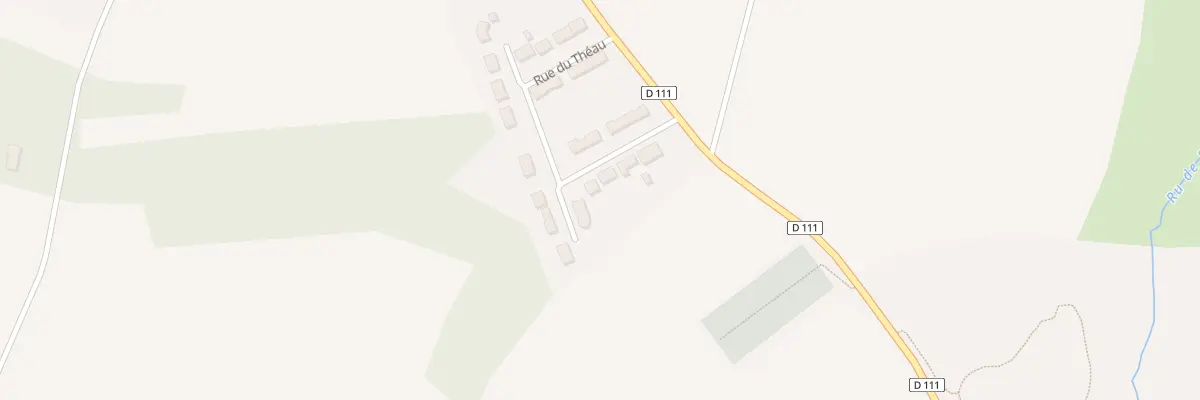Plan du 9 Rue du Théau à Escamps