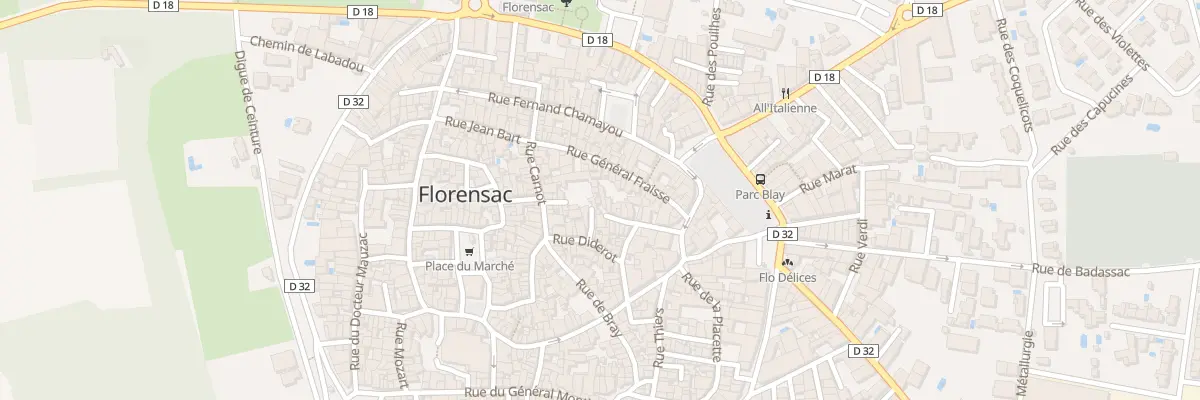 Plan du 18 Imp du Preche à Florensac