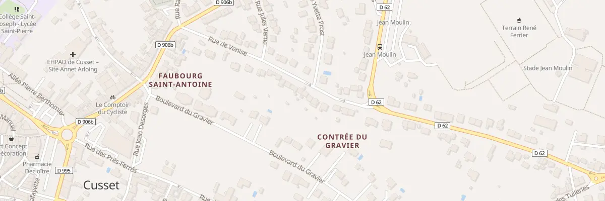 Plan du 34 Rue de Venise à Cusset