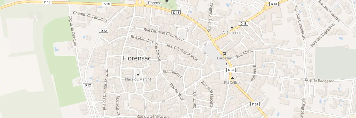 Plan du 16 Imp du Preche à Florensac