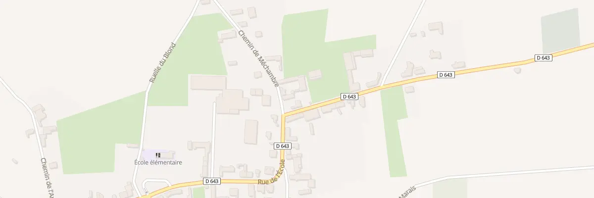 Plan du 2 Che de Méchambre à Nouvion-le-Comte