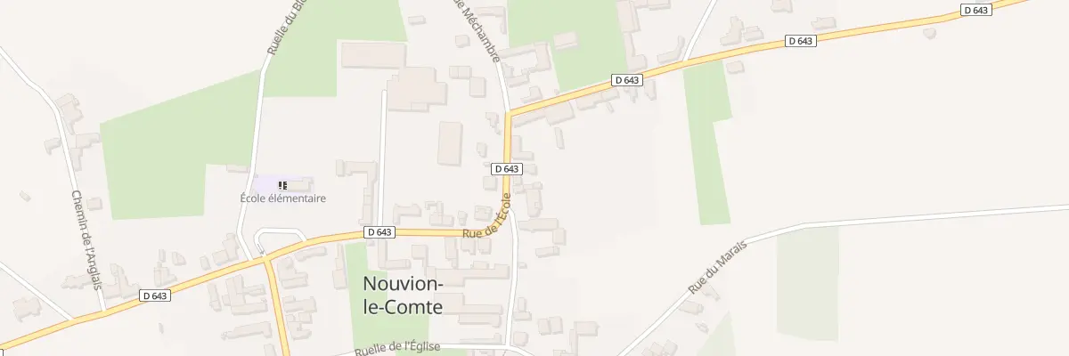 Plan du 14 Rue de l’Ecole à Nouvion-le-Comte