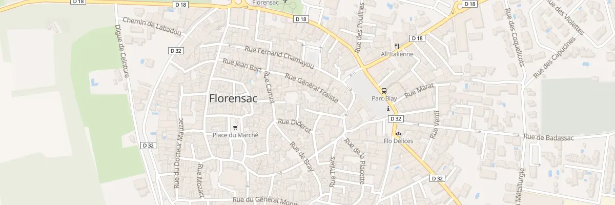 Plan du 14 Imp du Preche à Florensac