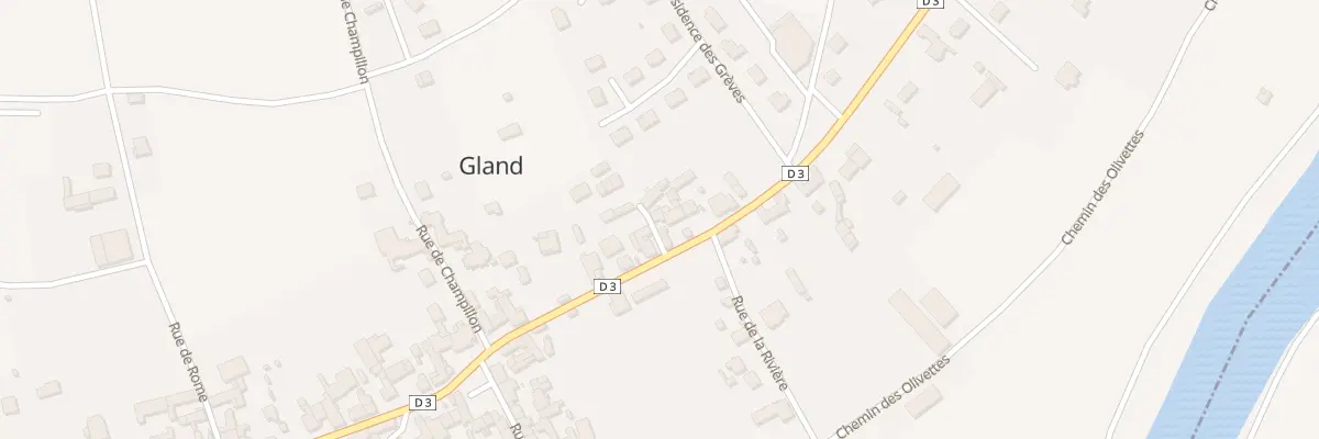 Plan du 2 Imp des Cornets à Gland