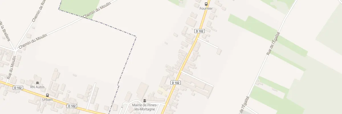 Plan du 15 Rue Georges Fournier à Flines-lès-Mortagne