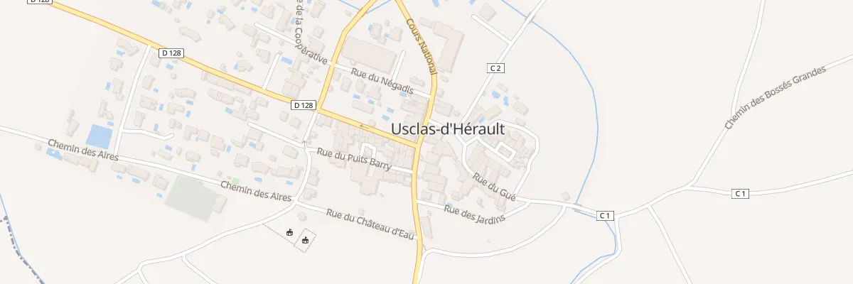Plan du 5 Crs National à Usclas-d’Hérault