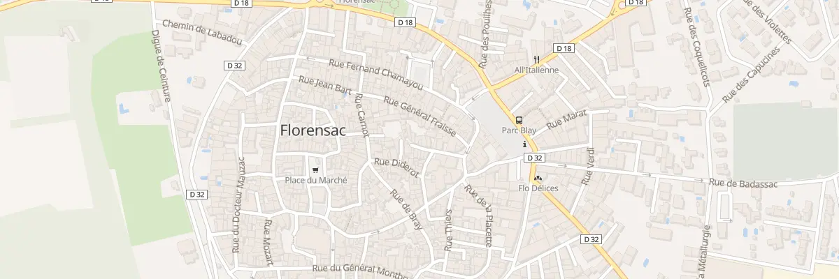 Plan du 12 Imp du Preche à Florensac