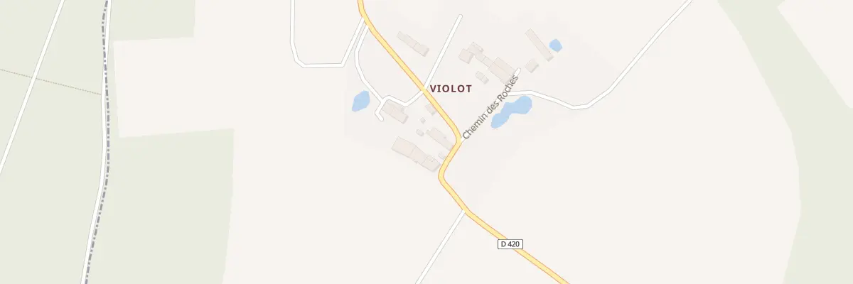 Plan du 1 Rte de l’Albarderie à Cerisiers