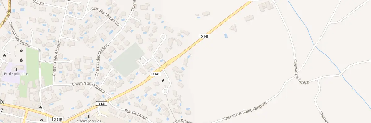 Plan du 8 Lot Le Burguet à Saint-Félix-de-Lodez