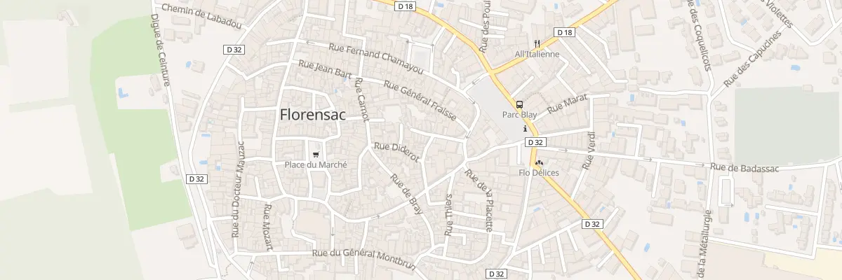 Plan du 3 Imp du Preche à Florensac