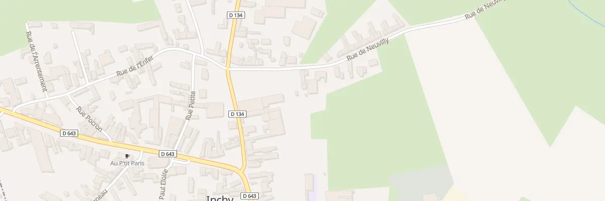 Plan du 4 Rue de Neuvilly à Inchy