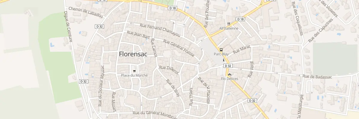 Plan du 10 Imp du Preche à Florensac