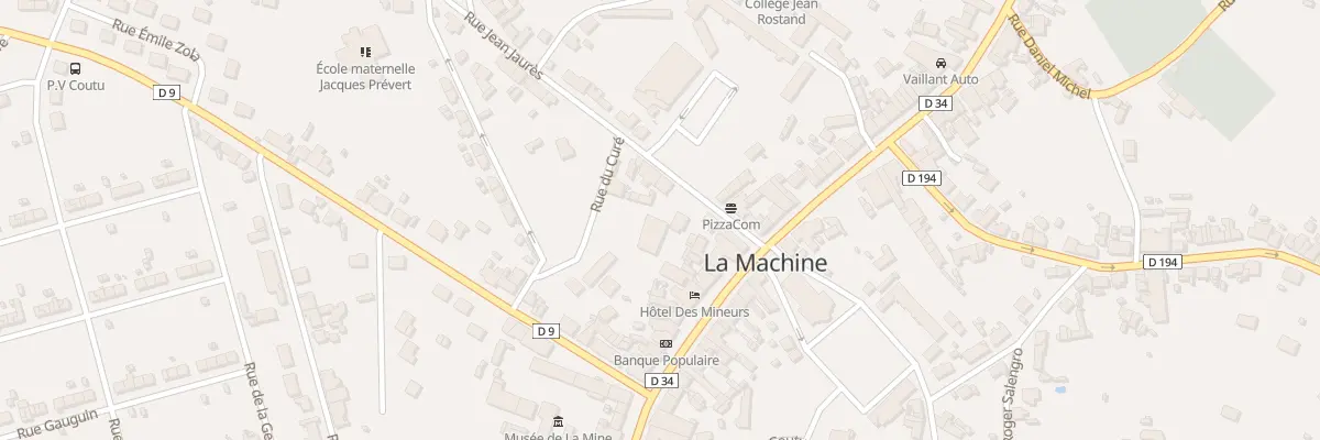 Plan du 3T Rue Jean Jaurès à La Machine