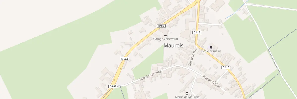 Plan du 47 Vc Brunehaut à Maurois