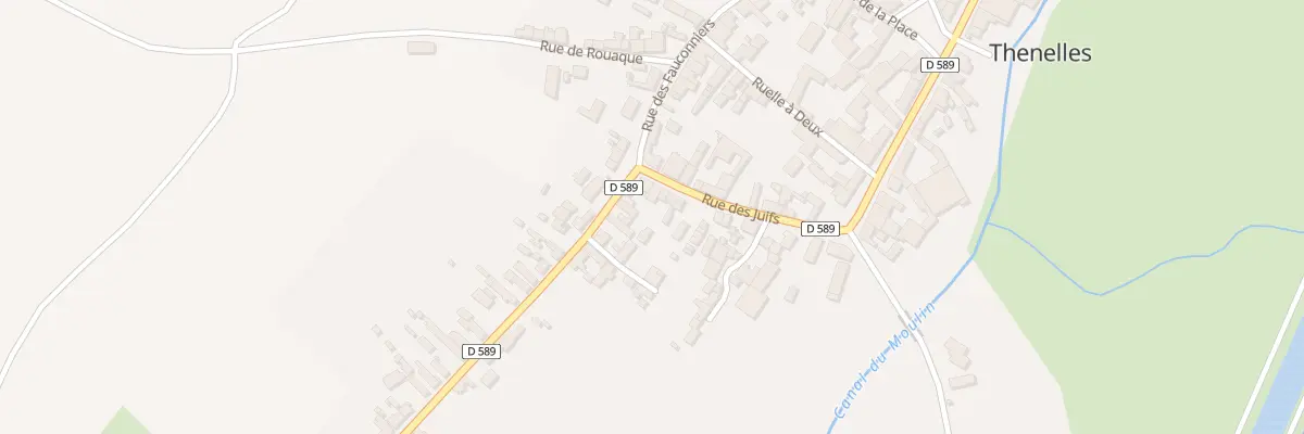Plan du 33 Rue des Juifs à Thenelles