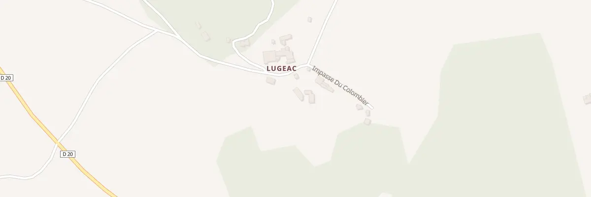 Plan du 5128 Lugeac à Lavaudieu