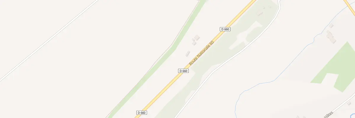 Plan du 1 Rte Nationale aux Vallées de la Vanne