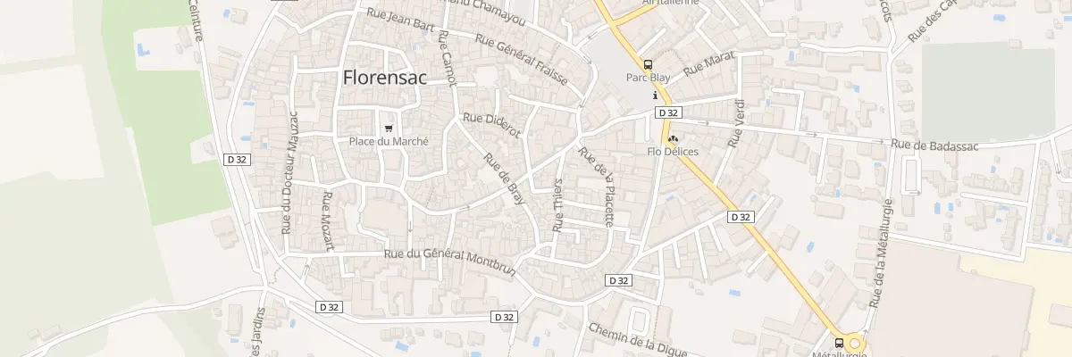 Plan du 5334 Rue Mirabeau à Florensac