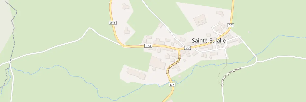 Plan du 5036 Le Bourg à Sainte-Eulalie