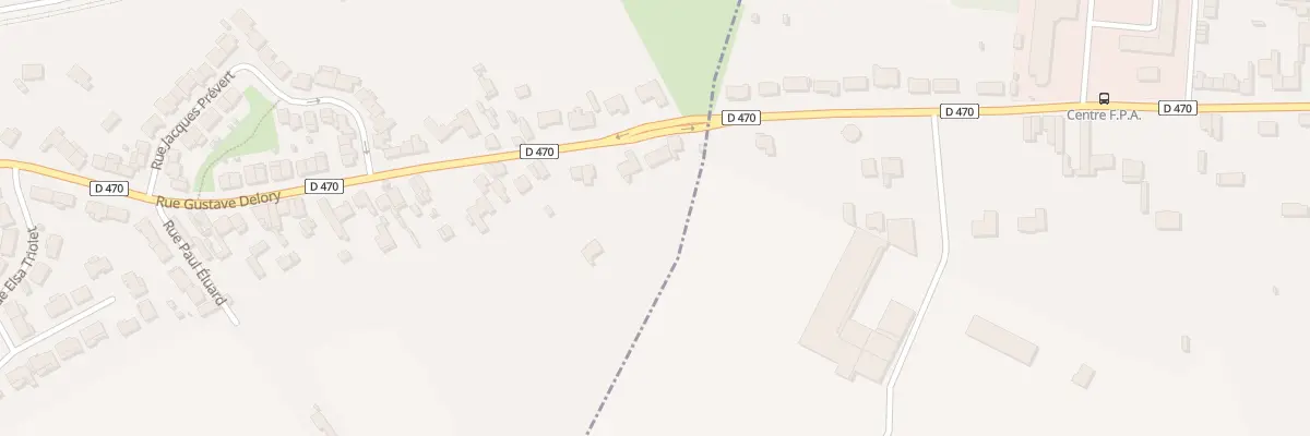 Plan du 142B Rue Gustave Delory à Hérin