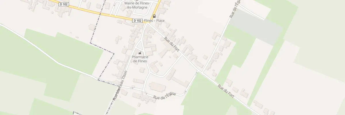Plan du 6 Rue du Fort à Flines-lès-Mortagne