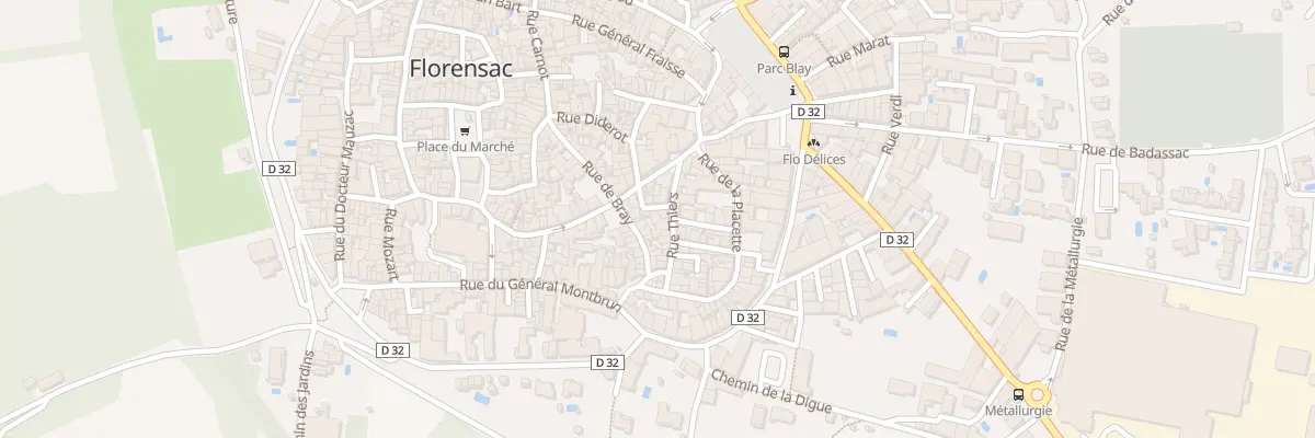 Plan du 6178 Rue Mirabeau à Florensac