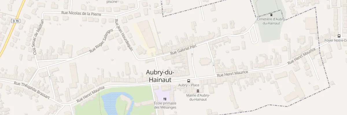Plan du 27 Rue Gabriel Peri à Aubry-du-Hainaut