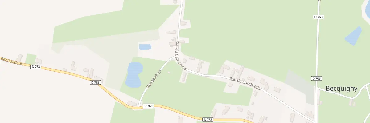 Plan du 362 Rue du Cambresis à Becquigny