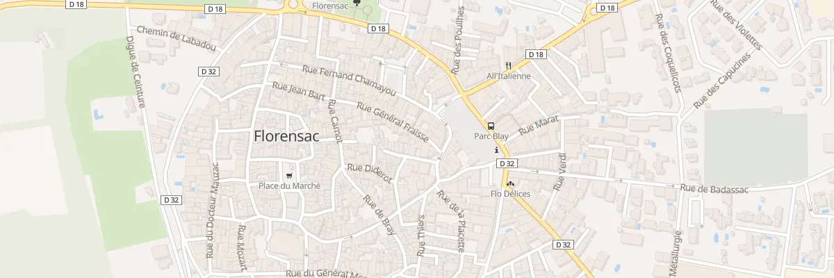 Plan du 7 Rue General Fraisse à Florensac