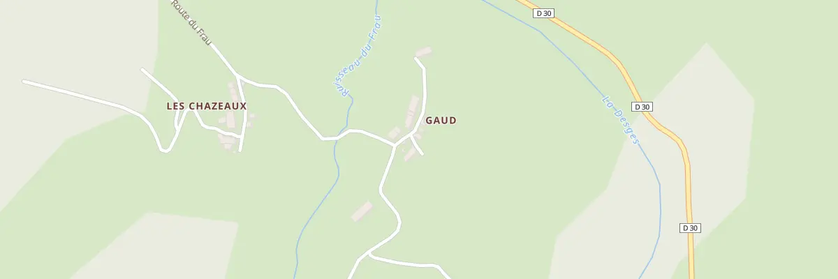 Plan du 5057 Le Gaud à Desges