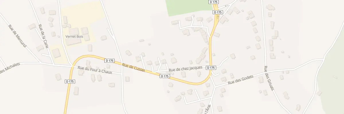 Plan du 6 Rue de chez Jacques (Barantan) au Vernet