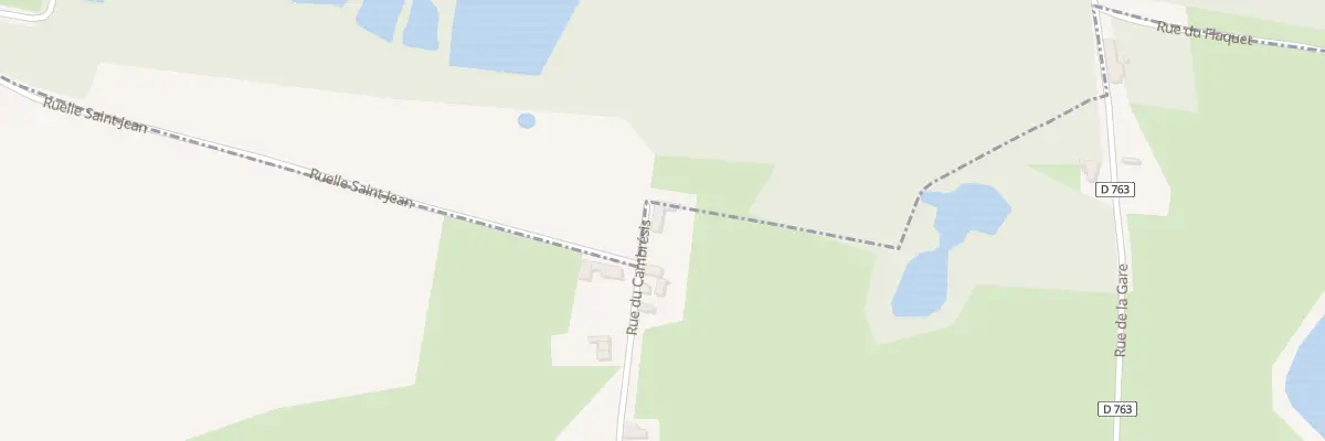 Plan du 631 Rue du Cambresis à Becquigny