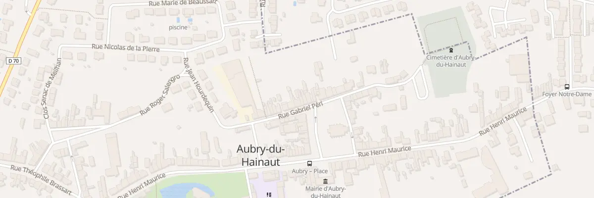 Plan du 26 Rue Gabriel Peri à Aubry-du-Hainaut