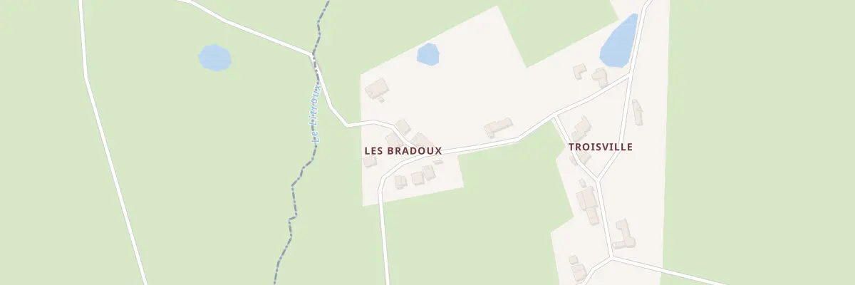 Plan du 5161 Les Bradoux à Sermentizon