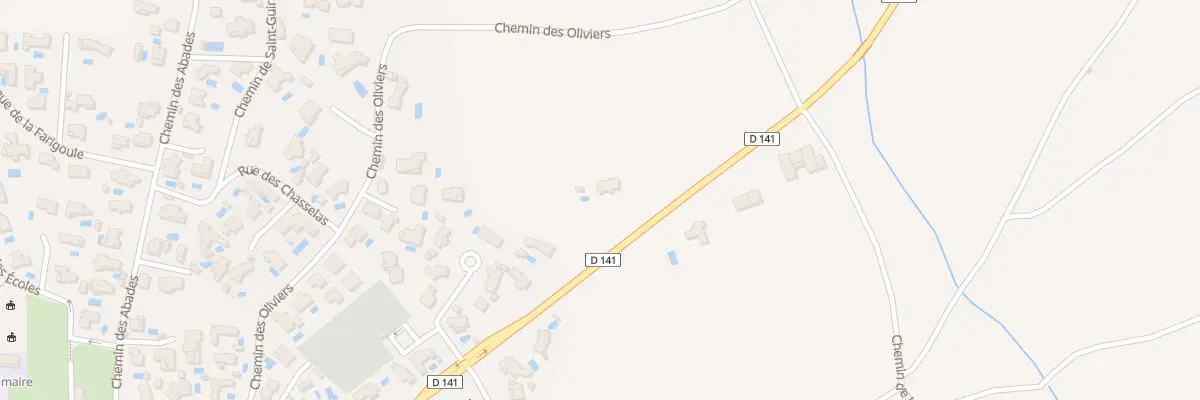 Plan du 279 Av de Bir Hakeim à Saint-Félix-de-Lodez