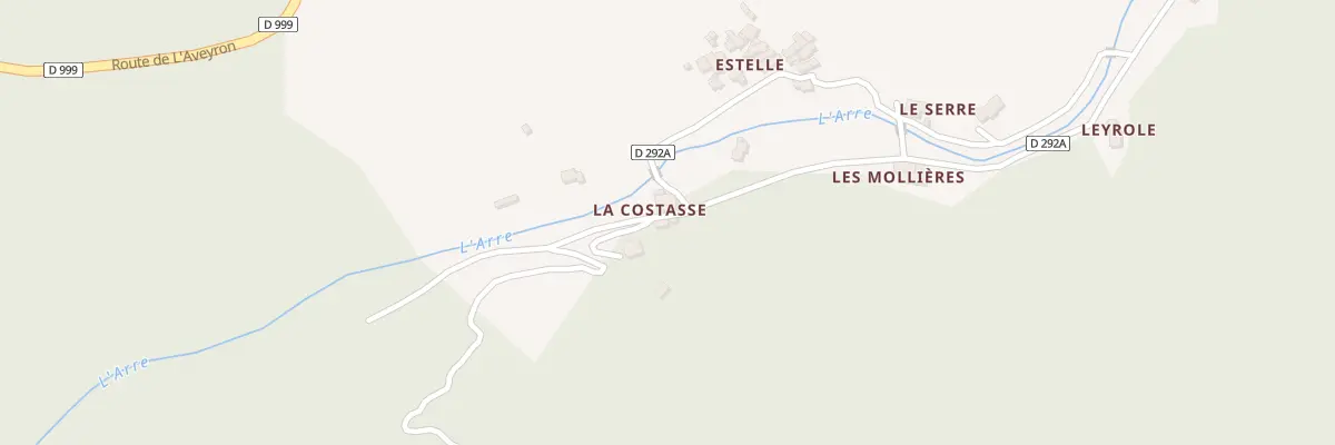 Plan du 5222 La Costasse à Arrigas