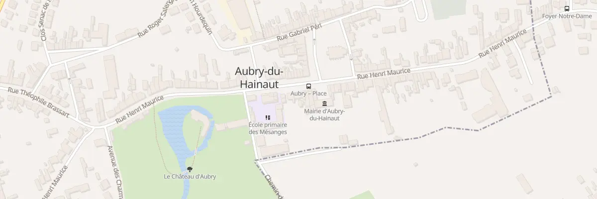 Plan du 57 Rue Henri Maurice à Aubry-du-Hainaut