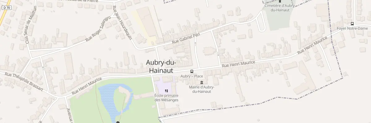 Plan du 54 Rue Henri Maurice à Aubry-du-Hainaut