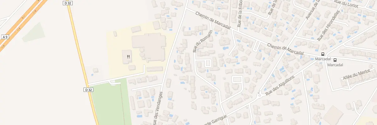 Plan du 21 Rue du Romarin à Florensac