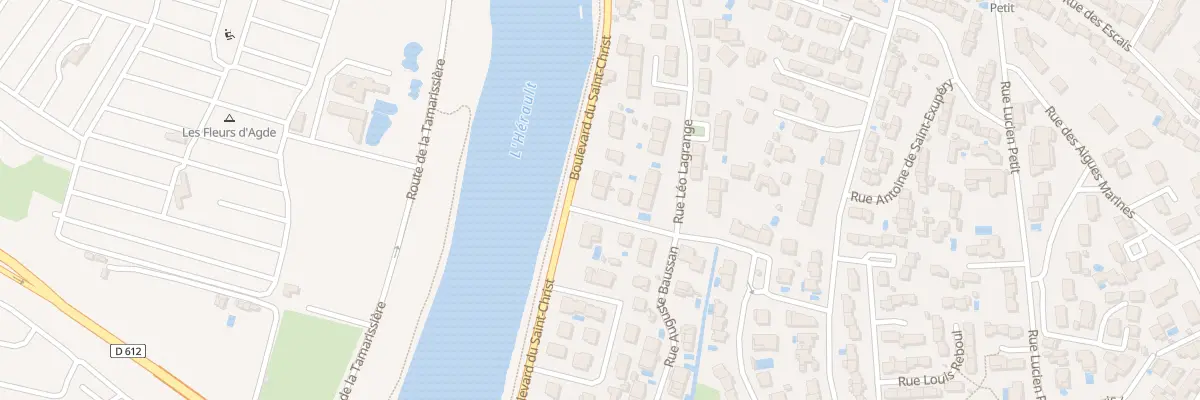 Plan du 16 Rue des Grillons à Agde