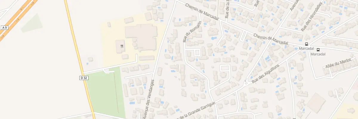 Plan du 17 Rue du Romarin à Florensac