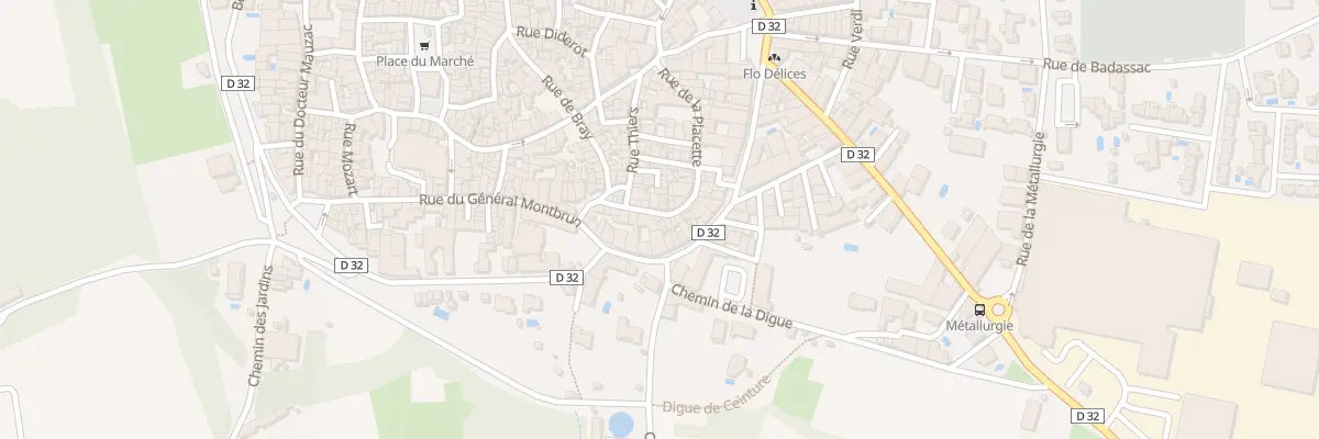 Plan du 45 Rue de la Placette à Florensac