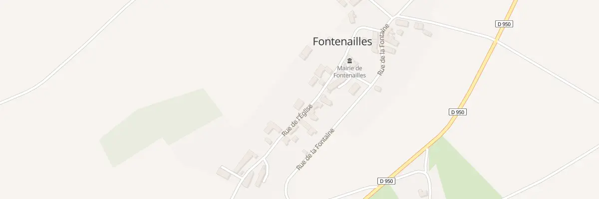 Plan du 16 Rue de l’Eglise Fontenailles aux Hauts de Forterre