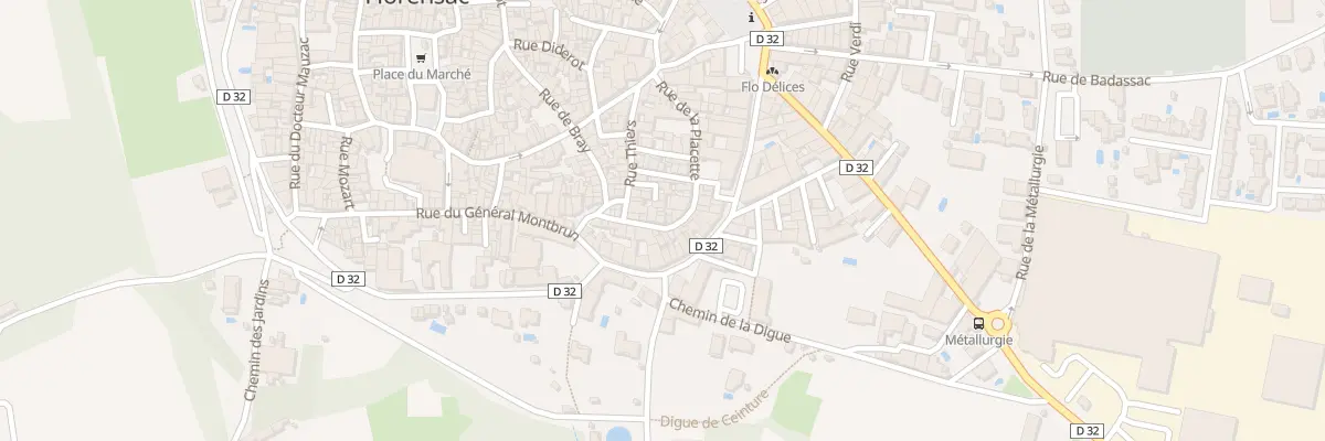 Plan du 32 Rue de la Placette à Florensac