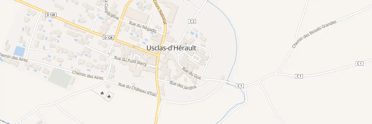 Plan du 2 Plan de la Ville à Usclas-d’Hérault