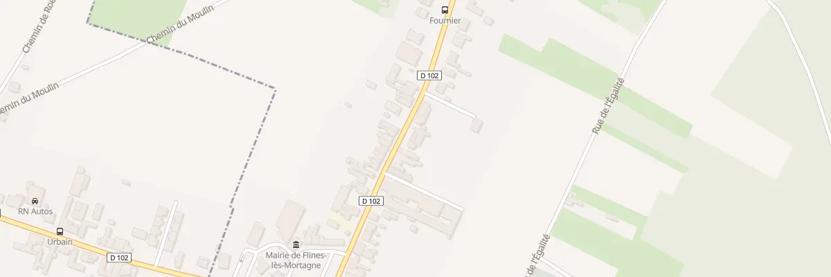 Plan du 32 Rue Georges Fournier à Flines-lès-Mortagne